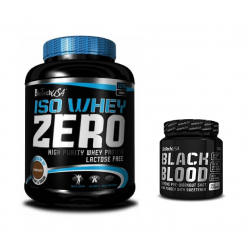 BIOTECH USA Iso Whey Zero 2270 gram+Black Blood 330 gram